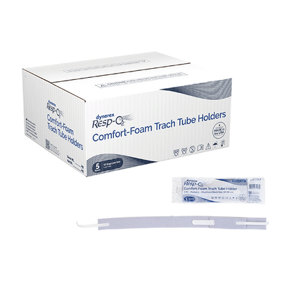 Dynarex Comfort-Foam Trach Tube Holder, 2-Piece (50 Count)