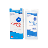 Dynarex Combine Pads 1/pouch - Sterile, 8" x 7.5", 12ea/bx, 20bxs/cs (240 Count)