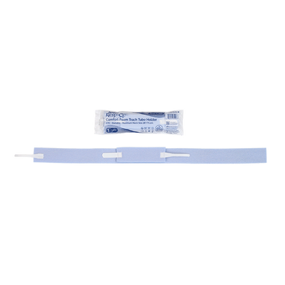 Dynarex Comfort-Foam Trach Tube Holder, 2-Piece - Bariatric (10 Count)