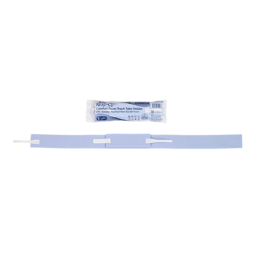 Dynarex Comfort-Foam Trach Tube Holder, 2-Piece - Bariatric (10 Count)