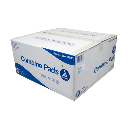 Dynarex Combine Pads 1/pouch - Sterile, 8" x 10" 24ea/bx, 15bxs/cs (360 Count)