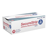Dynarex SecureStrip Adhesive Wound Closures - Sterile, 50ea/bx, 4bxs/cs (200 Count)