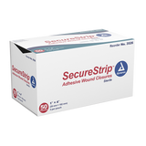 Dynarex SecureStrip Adhesive Wound Closures - Sterile, 50ea/bx, 4bxs/cs (200 Count)