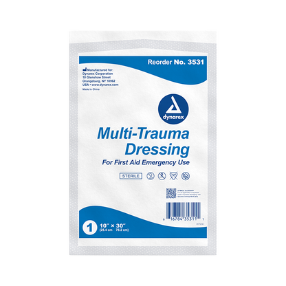 Dynarex Multi-Trauma Dressing - Sterile, 50ea/cs (50 Count)