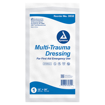 Dynarex Multi-Trauma Dressing - Sterile, 50ea/cs (50 Count)