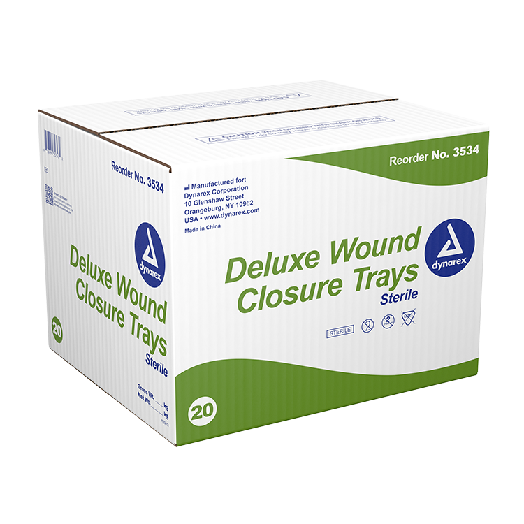 Dynarex Deluxe Wound Closure Trays (20 Count)