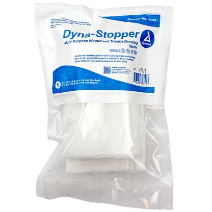 Dynarex Dyna-Stopper Trauma Dressing - Sterile  3.5" x 5.5" - 60ea/cs (60 Count)