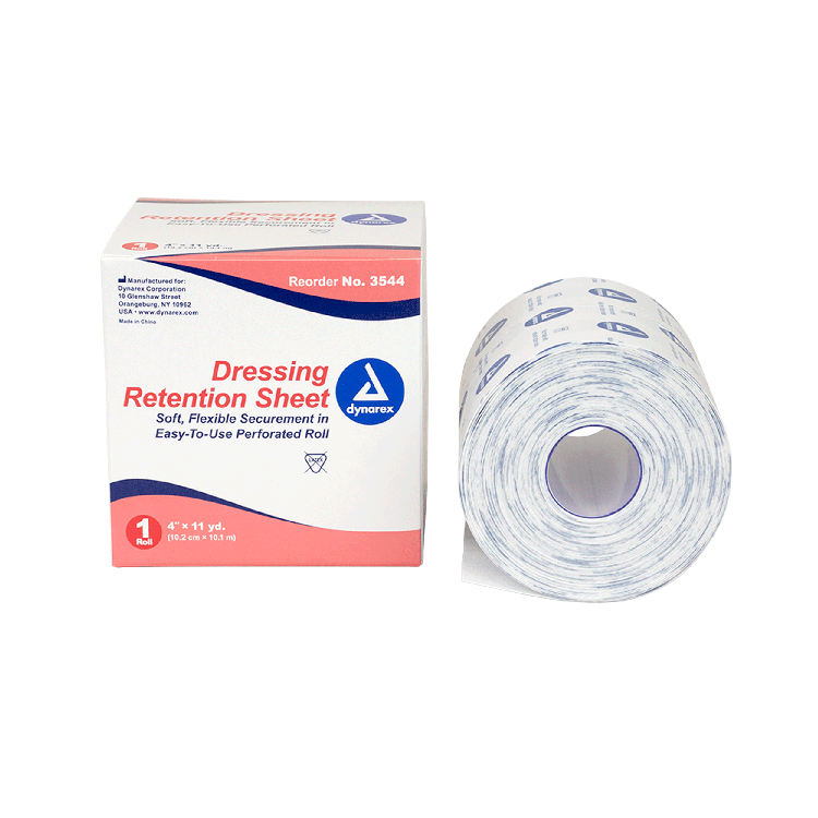 Dynarex Dressing Retention Sheet - Latex Free, 5ea/cs (5 Count)