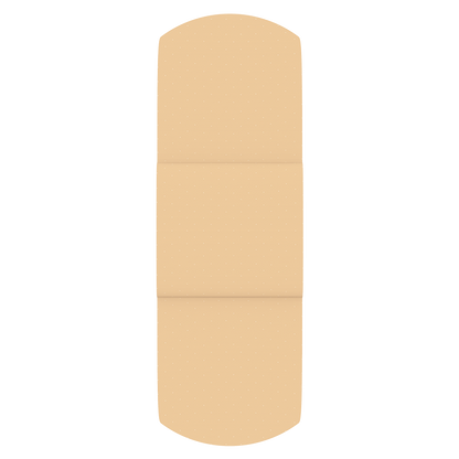 Dynarex Sheer Plastic Adhesive Bandages, Sterile - 100ea/bx, 24bxs/cs (2400 Count)