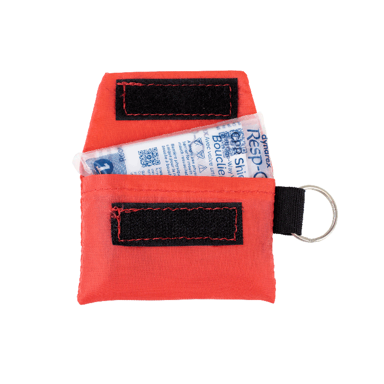 Dynarex CPR Face Shield in Soft Case w/ One-Way Valve, Barrier Filte (100 Count)