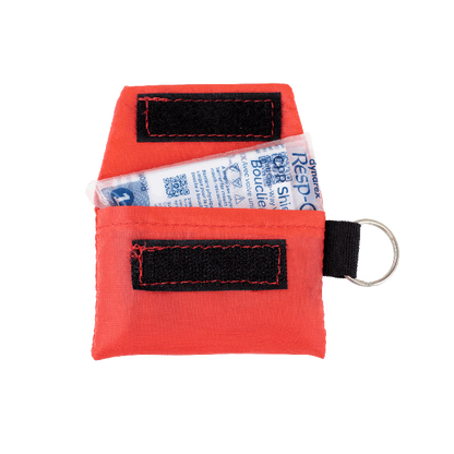 Dynarex CPR Face Shield in Soft Case w/ One-Way Valve, Barrier Filte (100 Count)