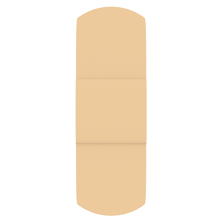 Dynarex Sheer Plastic Adhesive Bandages Sterile, 1" x 3"- 60ea/bx, 12bxs/cs (720 Count)