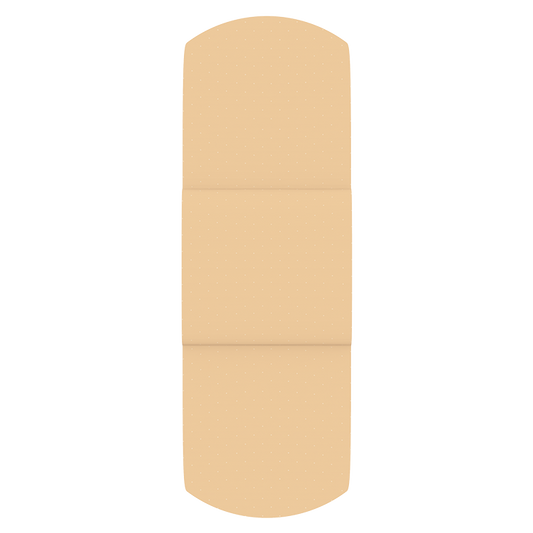 Dynarex Sheer Plastic Adhesive Bandages Sterile, 1" x 3" - 16ea/bx, 100bxs/cs (1600 Count)