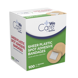 Dynarex Sheer Spot Bandages - Sterile, 7/8" Spot - 100ea/bx, 48bxs/cs (4800)