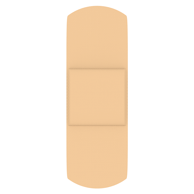 Dynarex Adhesive Flexible Fabric Bandages, Sterile - 100ea/bx, 24bxs/cs (2400 Count)