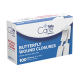 Dynarex Butterfly Wound Closure, Sterile - 100ea/bx, 24bxs/cs (2400 Count)