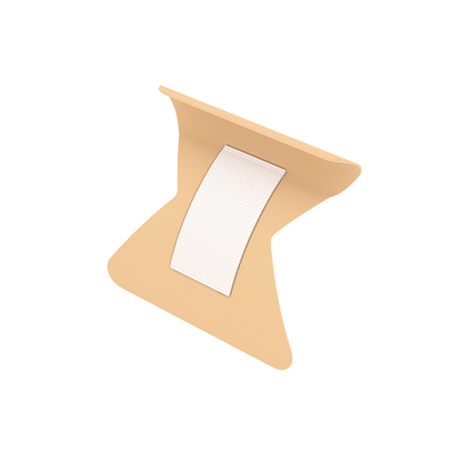 Dynarex Adhesive Fabric Bandages Fingertip - Sterile, 1 3/4" x 2" (2500 Count)