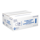 Dynarex Adhesive Fabric Bandages Fingertip, Sterile - 100ea/bx, 24bxs/cs (2400 Count)