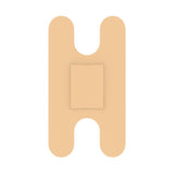 Dynarex Adhesive Fabric Bandages Knuckle - Sterile, 1 1/2" x 3" - 8ea/bx, 100bxs/cs (800 Count)