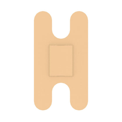 Dynarex Adhesive Fabric Bandages Knuckle - Sterile, 1 1/2" x 3" (3000 Count)