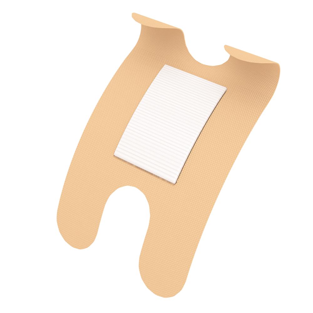 Dynarex Adhesive Fabric Bandages Knuckle - Sterile, 1 1/2" x 3" - 8ea/bx, 100bxs/cs (800 Count)