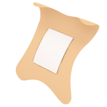 Dynarex Adhesive Fabric Bandages Four Wing  Sterile, 3" x 3" - 24ea/bx, 50bxs/cs (1200 Count)