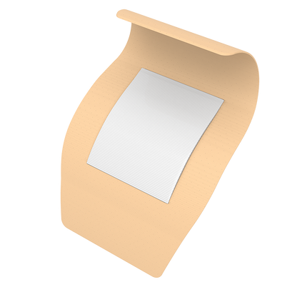 Dynarex Sheer Plastic Adhesive Bandages - Sterile, 2" x 4 1/2" - 50ea/bx, 24bxs/cs (1200 Count)