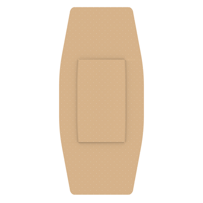 Dynarex Sheer Plastic Adhesive Bandages Sterile, 2"  x 3" - 100ea/bx, 24bxs/cs (2400 Count)