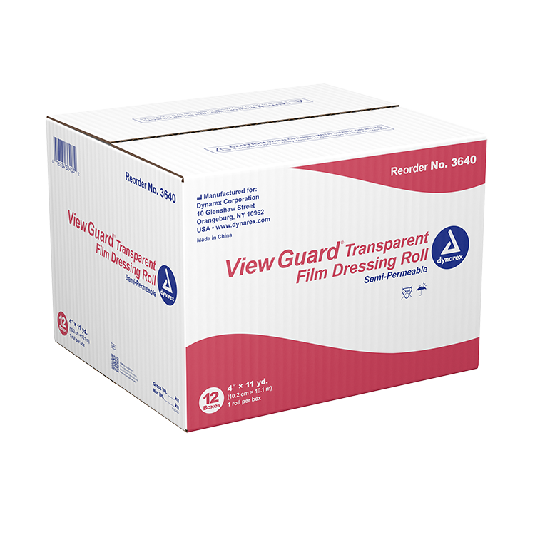 Dynarex View Guard Transparent Film Dressing Roll - 12ea/cs (12 Count)
