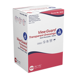 Dynarex View Guard Transparent Dressings - Sterile, 2 3/8" x 2 3/4" - 100ea/bx, 4bxs/cs (400 Count)