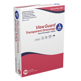 Dynarex View Guard Transparent Dressings - Sterile, 4" x 4 3/4" - 50ea/bx, 4bxs/cs (200 Count)