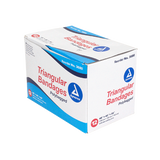 Dynarex Triangular Bandages, 40" x 40" x 56", 12/bx