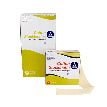 Dynarex Cotton Stockinette, 4 Rolls/cs (4 Count)