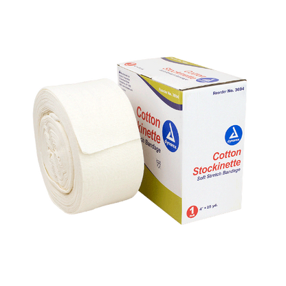 Dynarex Cotton Stockinette, 4 Rolls/cs (4 Count)