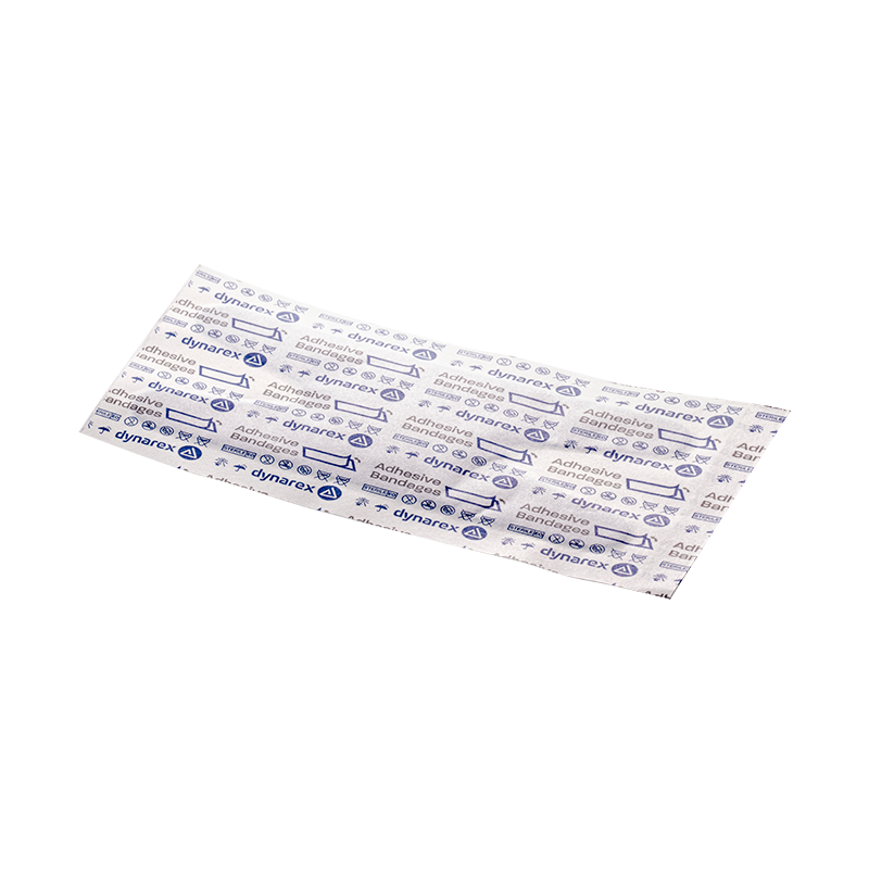 Dynarex Blue Metal Detectable Woven Bandage - Knuckle - 40ea/bx, 50bxs/cs (2000 Count)