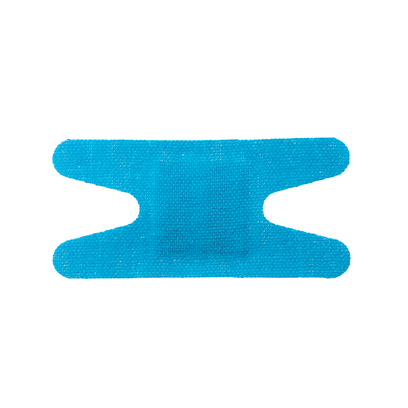 Dynarex Blue Metal Detectable Woven Bandage - Knuckle - 40ea/bx, 50bxs/cs (2000 Count)