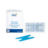 Dynarex Blue Metal Detectable Woven Bandage - Knuckle - 50ea/bx, 50bxs/cs (2500 Count)
