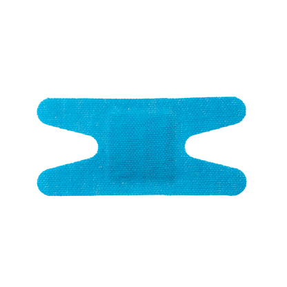 Dynarex Blue Metal Detectable Woven Bandage - Knuckle - 8ea/bx, 50bxs/cs (400 Count)