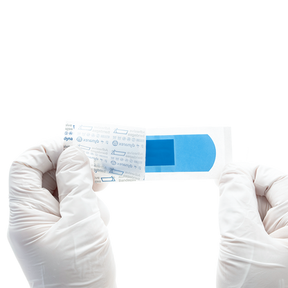 Dynarex Blue Metal Detectable Plastic Strip, 1" x 3" - 100ea/bx, 24bxs/cs (2400 Count)