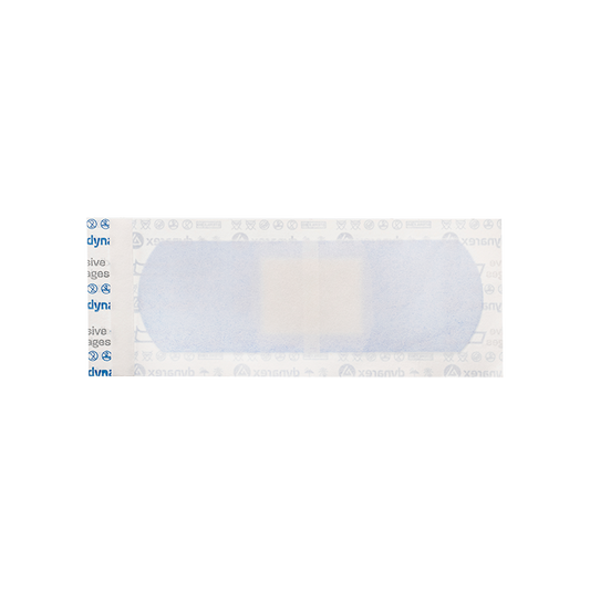 Dynarex Blue Metal Detectable Plastic Strip, 1" x 3" - 60ea/bx, 24bxs/cs (1440 Count)