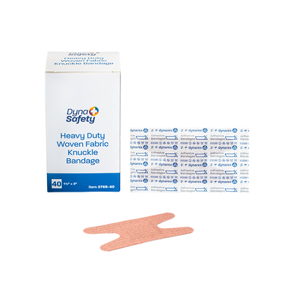 Dynarex Heavy Duty Woven Fabric Bandage - Knuckle 1 1/2"  x 3" - 40ea/bx, 32bxs/cs (1280 Count)