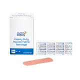 Dynarex Heavy Duty Woven Fabric Bandage, 7/8" x 3" - 50ea/bx, 40bxs/cs (2000 Count)