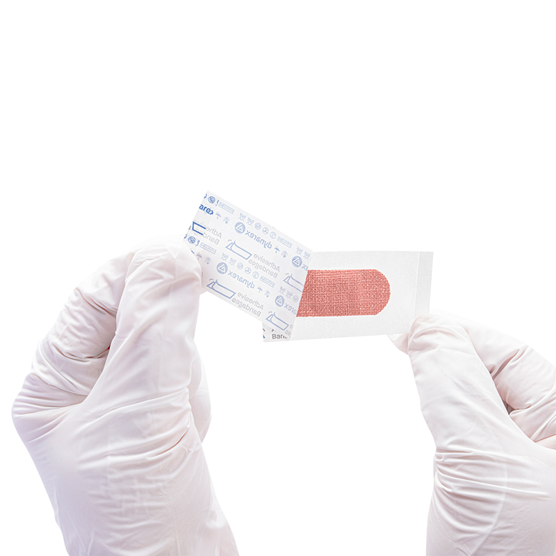 Dynarex Heavy Duty Woven Fabric Bandage, 5/8" x 1 1/2" - 100ea/bx, 12bxs/cs (1200 Count)