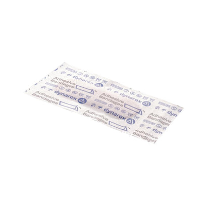 Dynarex Heavy Duty Woven Fabric Bandage, 5/8" x 1 1/2" - 50ea/bx, 25bxs/cs (1250 Count)