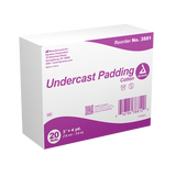 Dynarex Undercast Padding, 3" x 4 yd, Cotton - 20ea/bx, 4bxs/cs (80 Count)