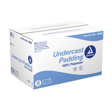 Dynarex Undercast Padding, 2" x 4 yd, 100% Polyester - 20ea/bx, 4bxs/cs (80 Count)