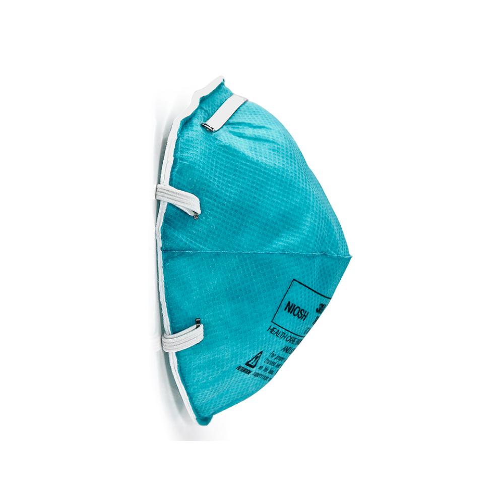 3M 120pcs 1860 Particulate Respirator N95 Face Mask with Fluid Resistance, Regular Size