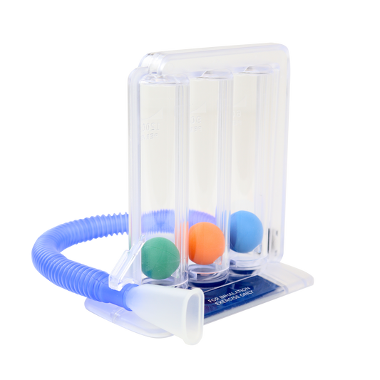 Dynarex Tri-Flow Chamber Incentive Spirometer - 12ea/case (12 Count)