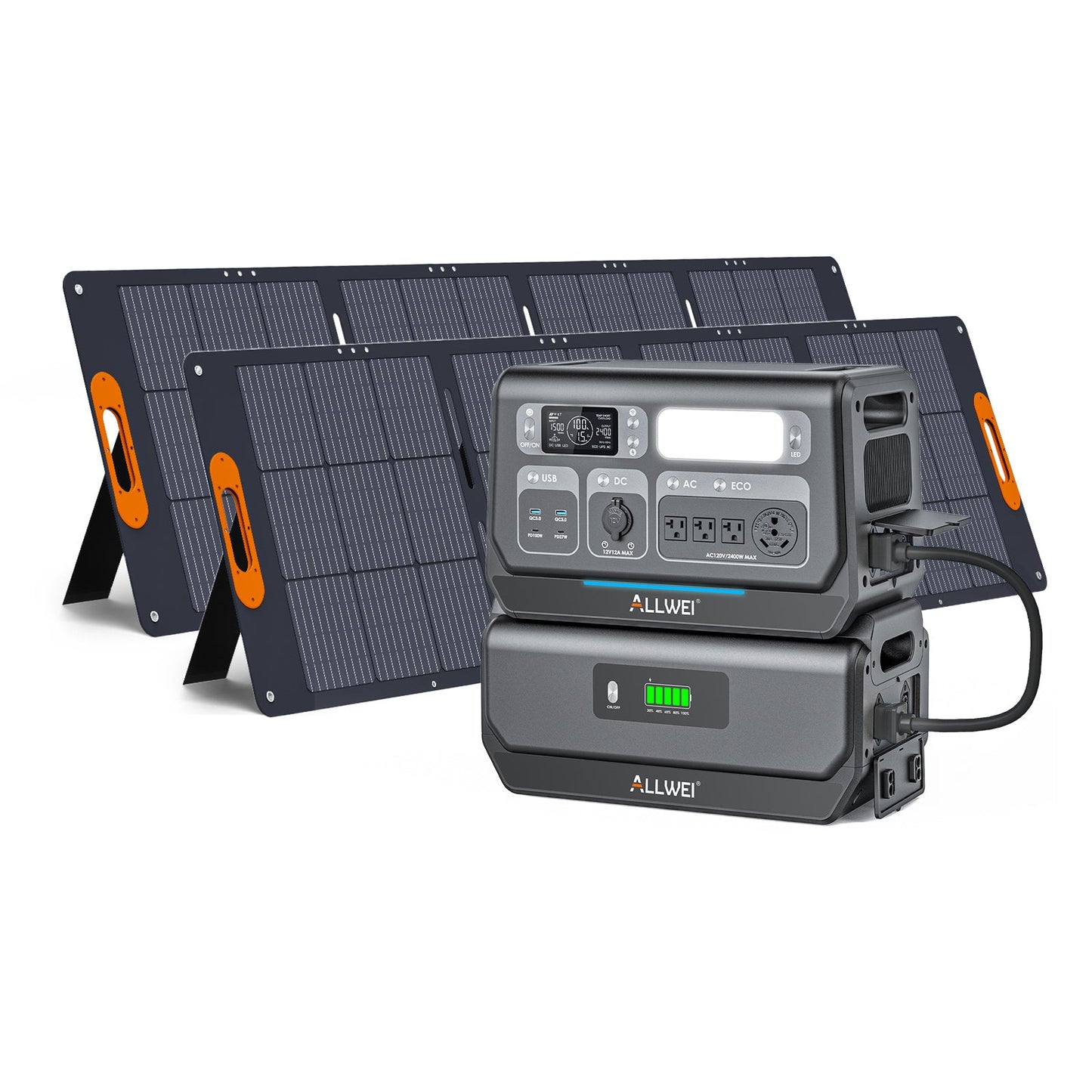 ALLWEI PPS2400+1* B200 PRO | Home Battery Backup up to 4kWh