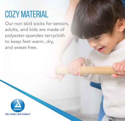 Dynarex Single Sided Slipper Socks - 48pairs/case (48 Pairs)